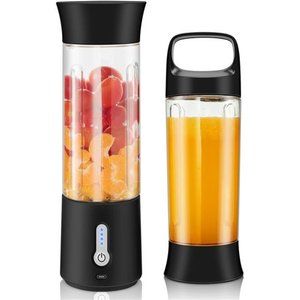 Personal Size Portable Blender - 17Oz USB Rechargeable Blender with 6 Blades
